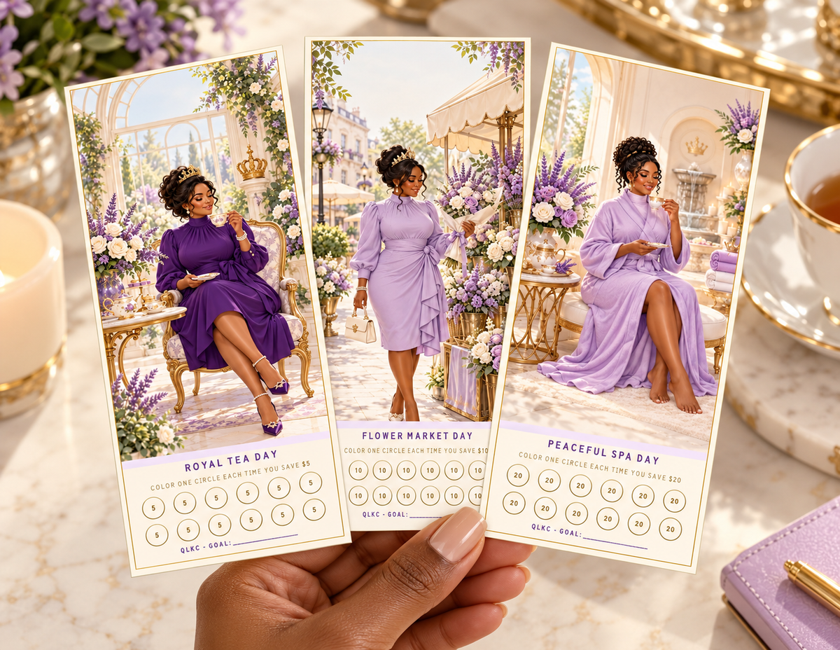 QLKC Queen’s Little Luxuries Savings Challenge Three-Pack
