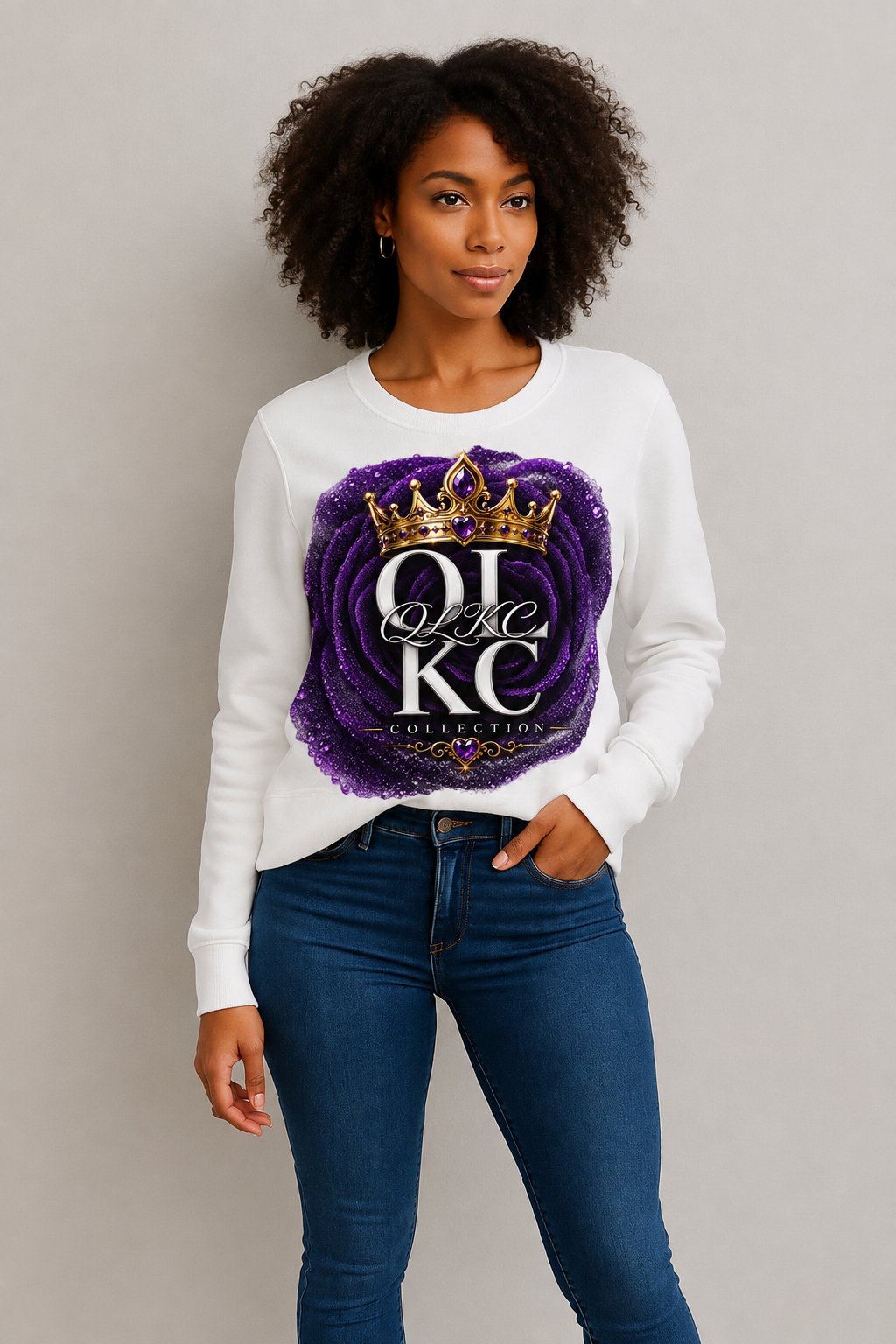 QLKC “Royal Bloom” Sweater