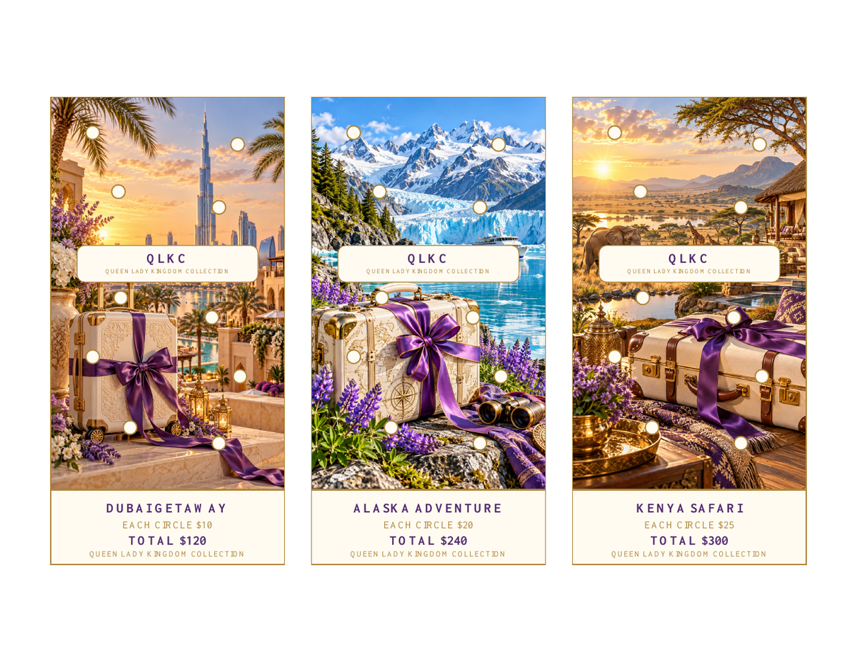 QLKC World Adventure Savings Challenge Three-Pack