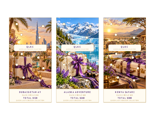 QLKC World Adventure Savings Challenge Three-Pack