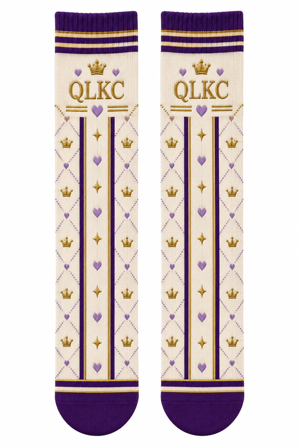 QLKC Royal Rose & Crown Socks