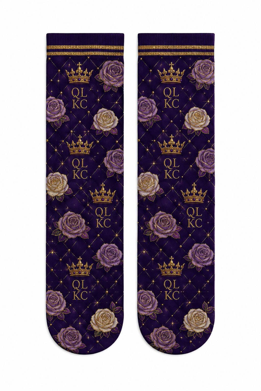 QLKC Royal Rose & Crown Socks