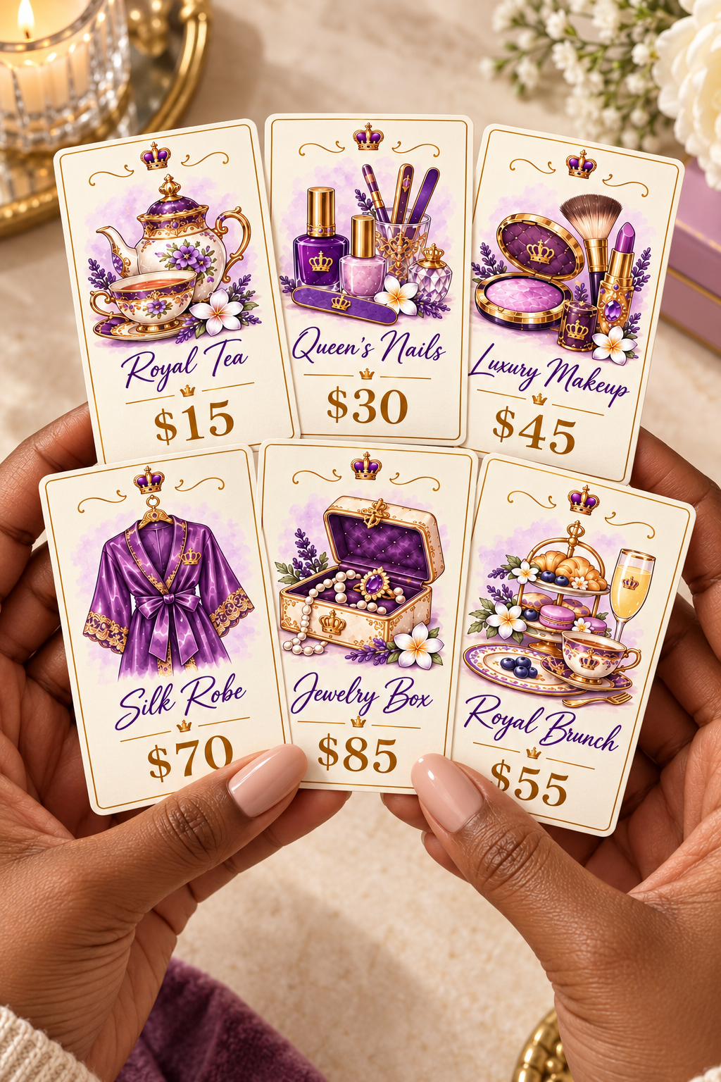 QLKC Little Luxuries Six-Card Savings Set