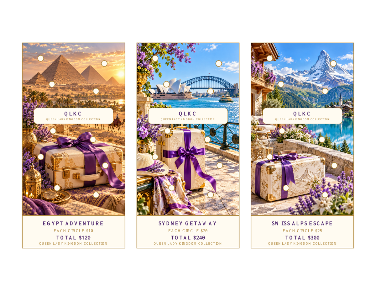 QLKC Dream Destinations Savings Challenge Three-Pack