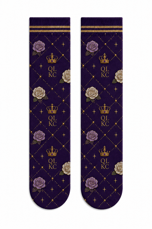QLKC Royal Rose & Crown Socks