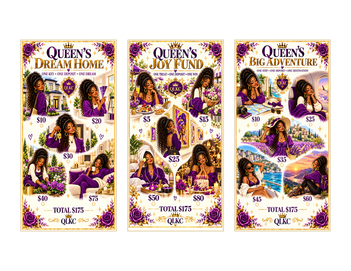 QLKC Queen’s Dreams Savings Challenge Three-Pack