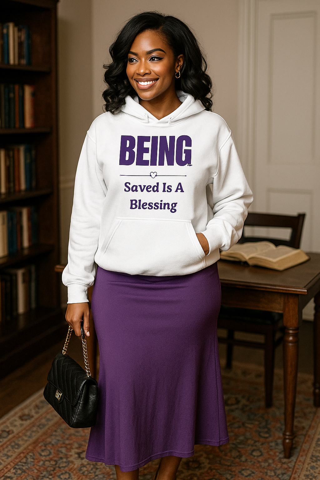 Being Saved Is A Blessing Sweatshirt 💜