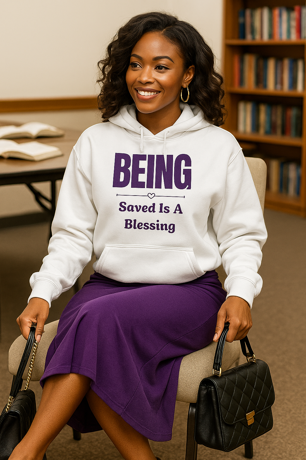 Being Saved Is A Blessing Sweatshirt 💜