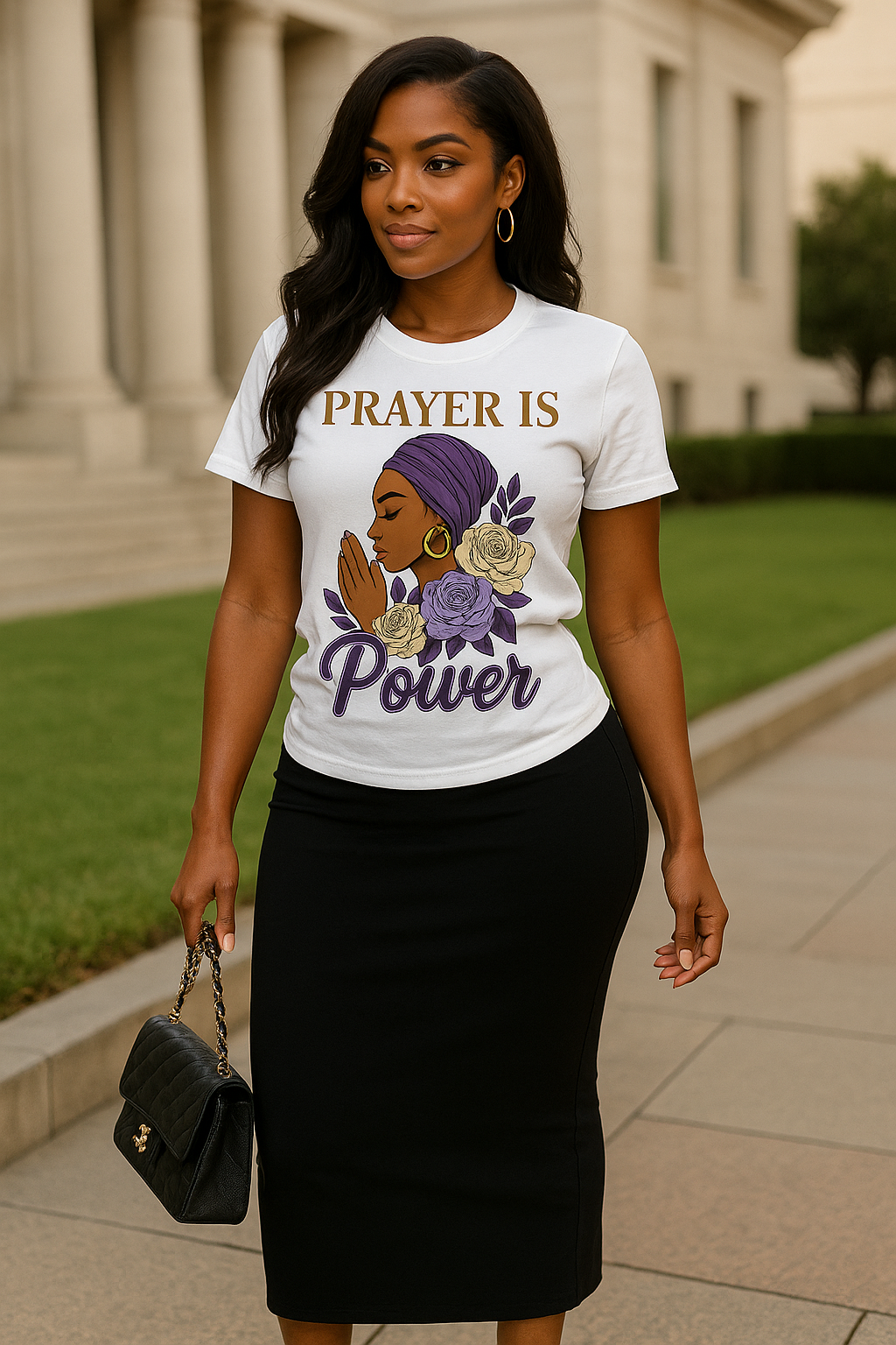 Prayer Is Power T-Shirt –  Sweat shirt QLKC Collection