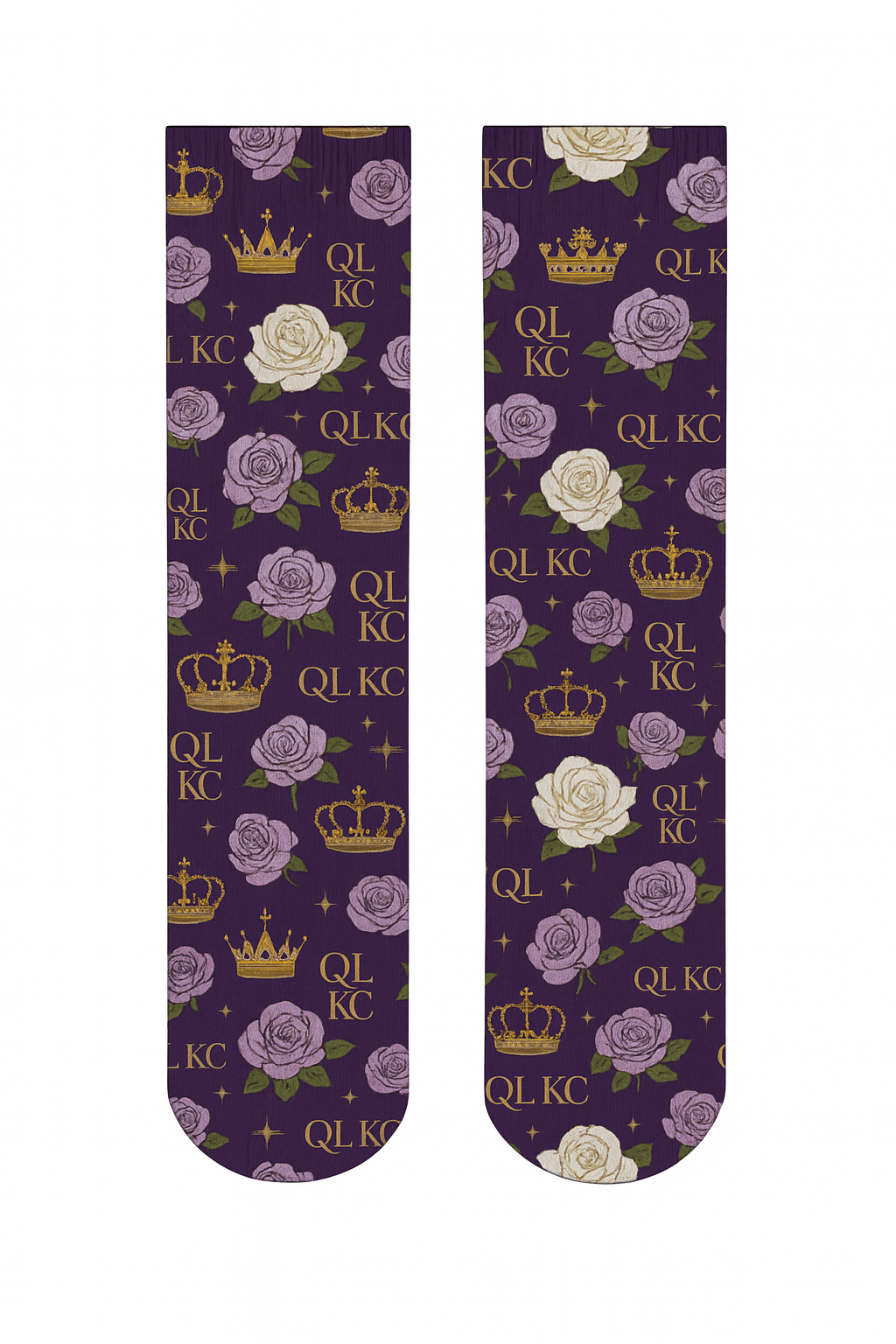 QLKC Royal Rose & Crown Socks