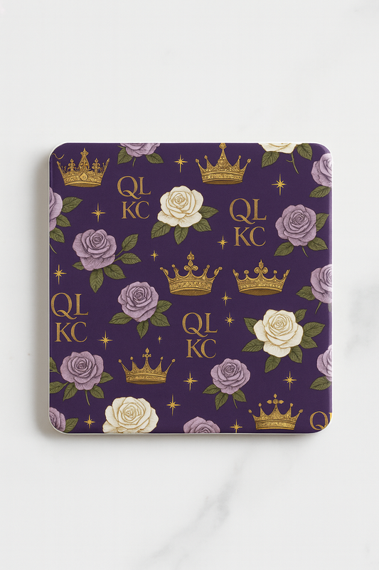 Royal Rose Ceramic Coaster – QLKC Collection