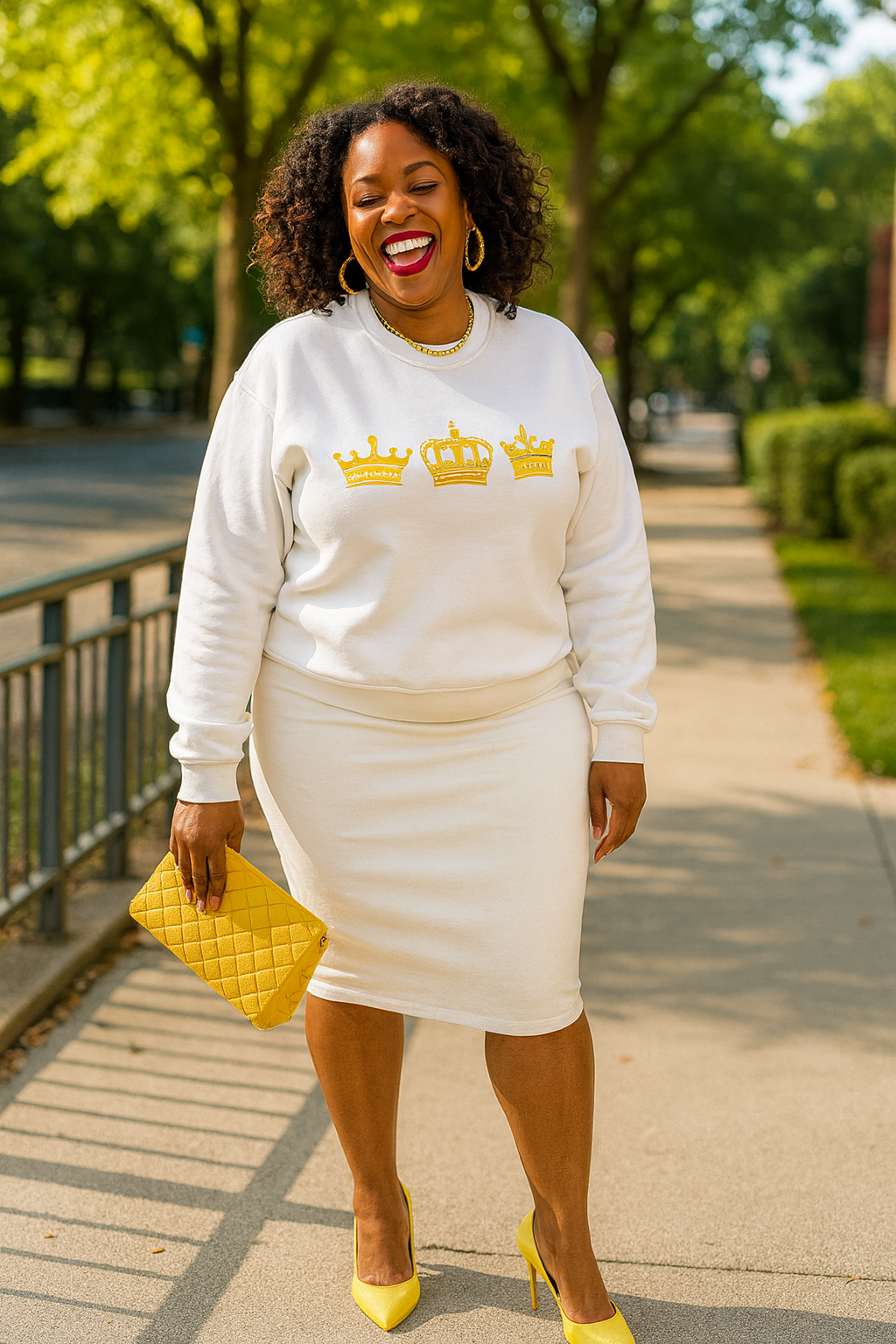 Royal Trinity Crown Sweatshirt – QLKC Exclusive