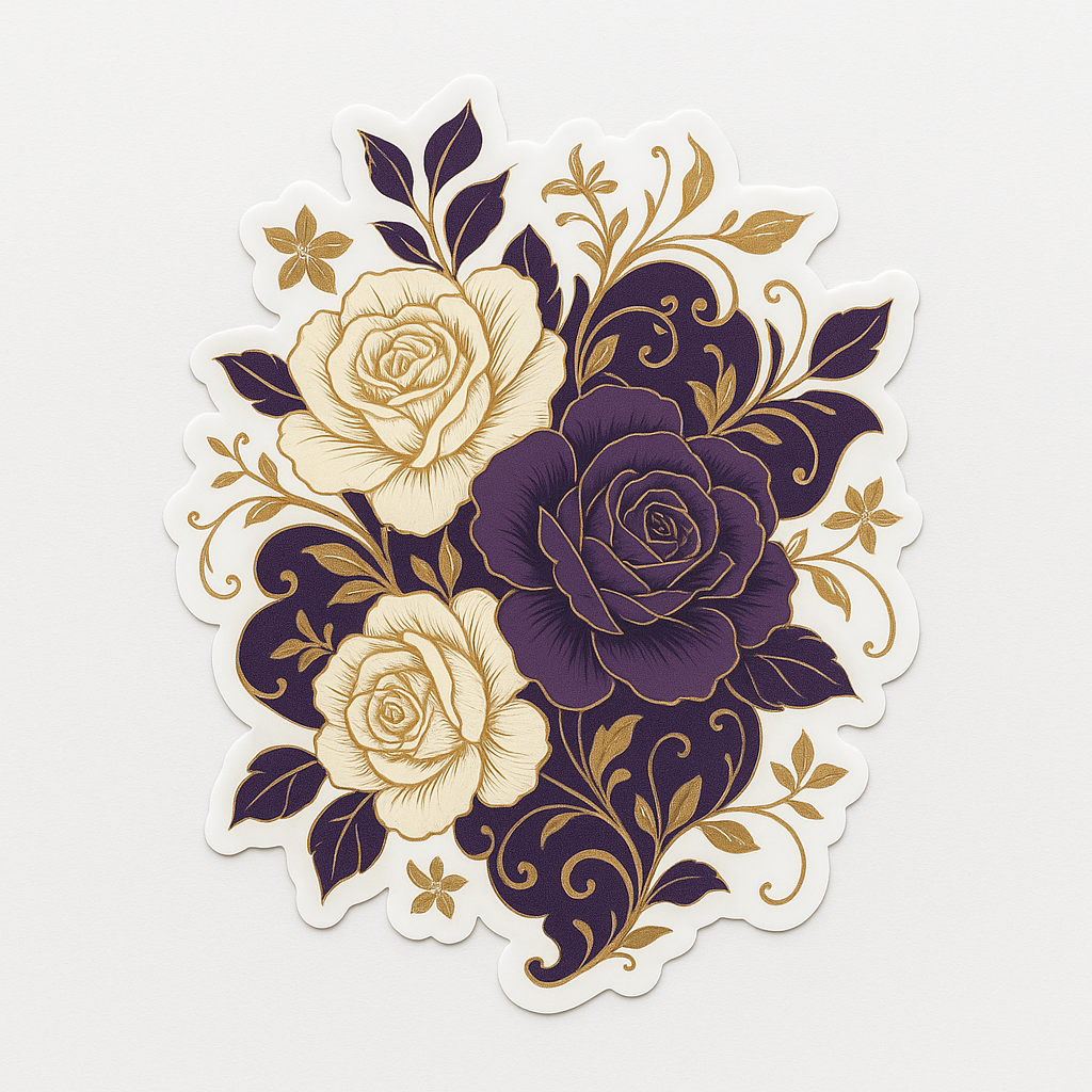QLKC Royal Floral Sticker Collection