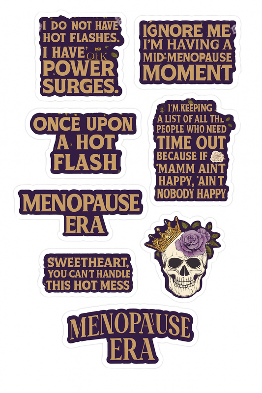 QLKC Menopause Wellness Sticker Collection
