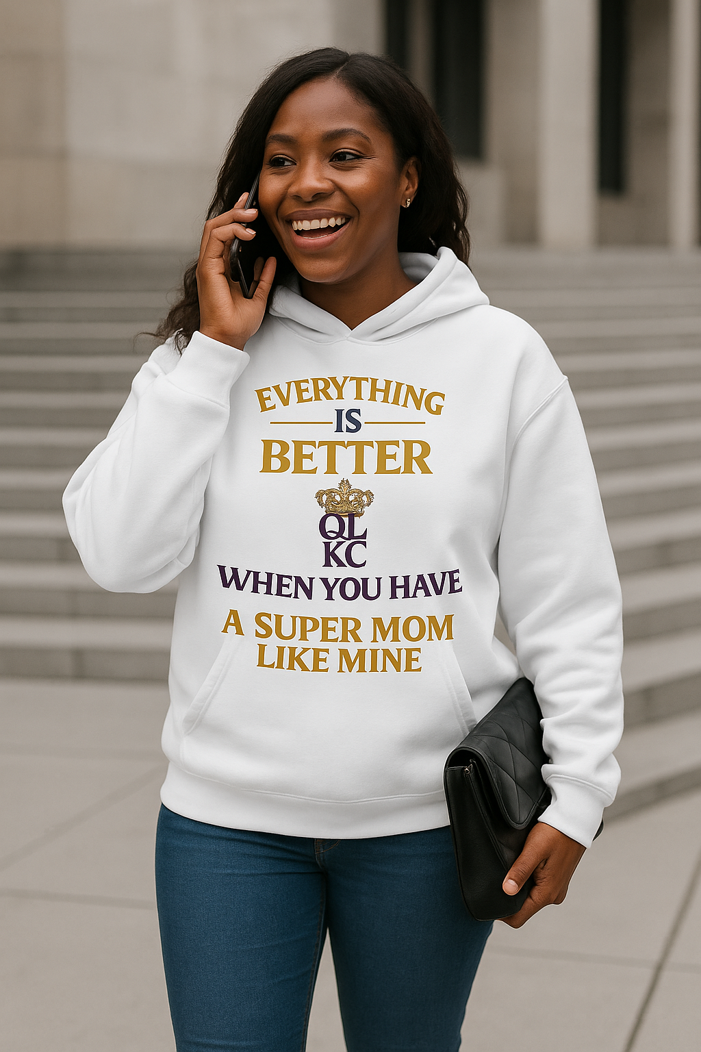Better When You Have a Super Mom Like My Mom, Queen sweater – QLKC Exclusive