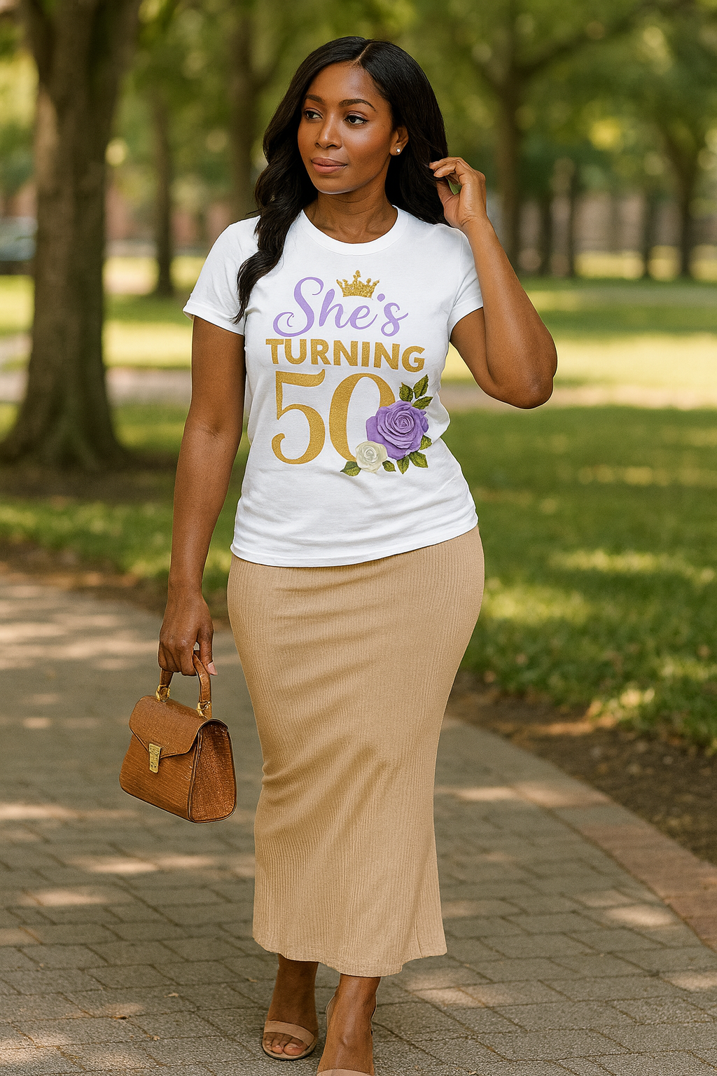She’s Turning Her Next Chapter Tee – or Sweat Shirt QLKC Collection